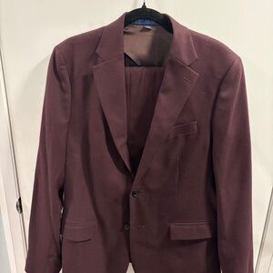 RW&Co Men’s Slim Fit Burgundy Suit
